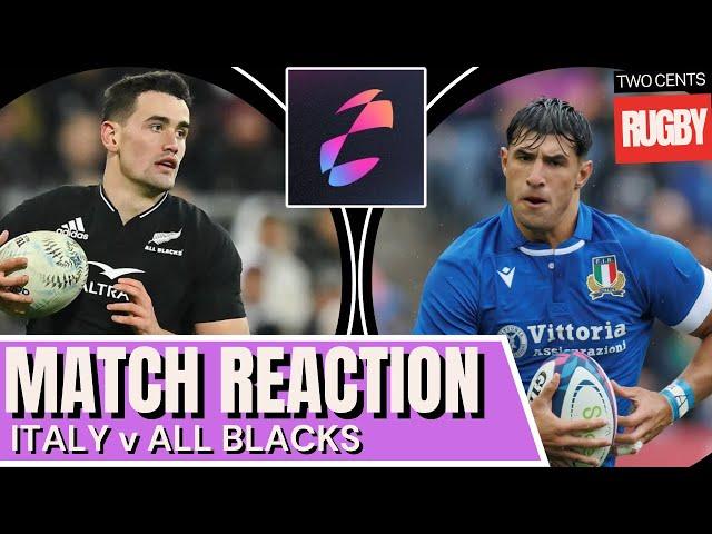 Italy v All Blacks Reaction | Autumn Nations Series Rugby | 2024