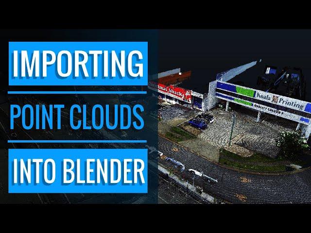 Transfering Point Clouds from Recap to Blender 2.80