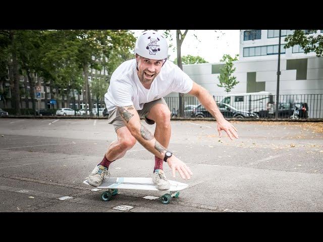 SURFSKATE BASICS #2 - How to do a BOTTOM TURN