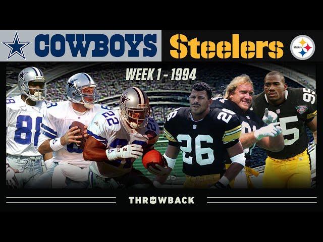 Dallas Big 3 in Peak Form! (Cowboys vs. Steelers 1994, Week 1)