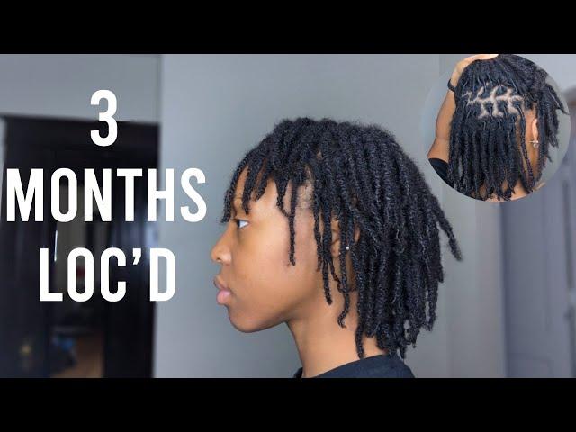 3 Month Loc Update & Retwist | Two Strand Twist Starter Locs 4C