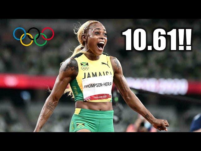 Elaine Thompson BREAKS HISTORIC 100 METER RECORD Of Florence Griffith Joyner!