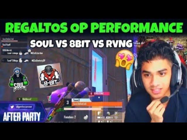 SOUL REGALTOS 1VS3 |SOUL VS 8BIT VS RVNG | REGALTOS OP PERFORMANCE