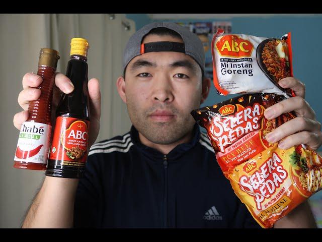 Delicious Encounters : ABC Mi Go Reng Noodles & Sweet Soy Sauce & Chabé Sambal Chili Hot Sauce
