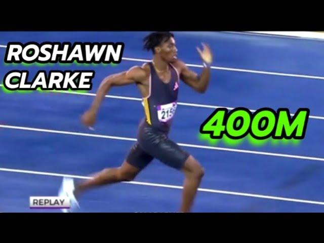 ROSHAWN CLARKE WINS MEN'S 400M AHEAD OF MALIK JAMES KING | GIBSON RELAYS 2024 #athletics