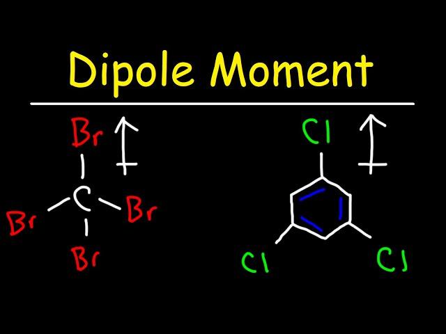 Dipole Moment, Vectors, & Electronegativity - Organic Chemistry