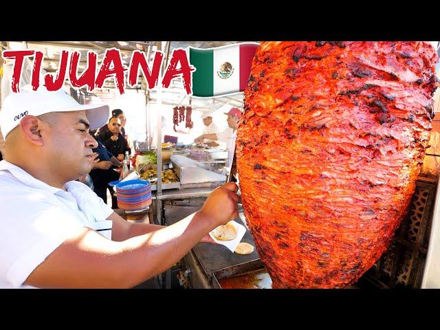 Mexican Street Food !! ULTIMATE TACOS TOUR  in Tijuana, Mexico! (Part 1)