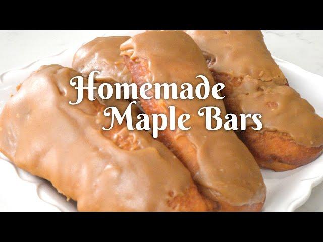 HOMEMADE MAPLE BARS: Step by Step Recipe for Melt-in-Your-Mouth Maple Bars From Scratch