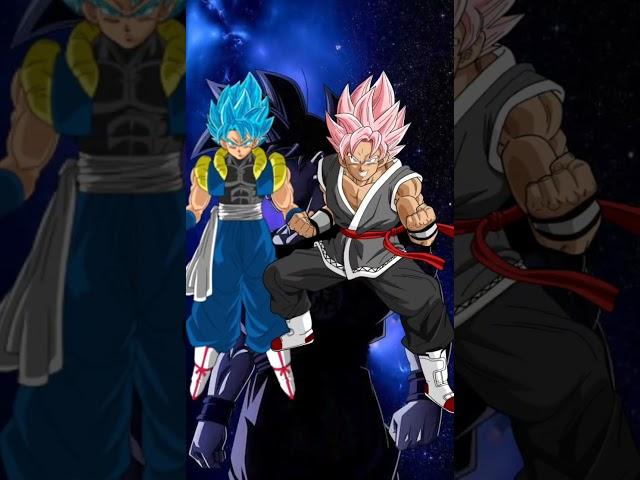 WHO'S STRONGEST God fusion Goku vs Af Goku Black SsJ20k  #RLANIME #capcut