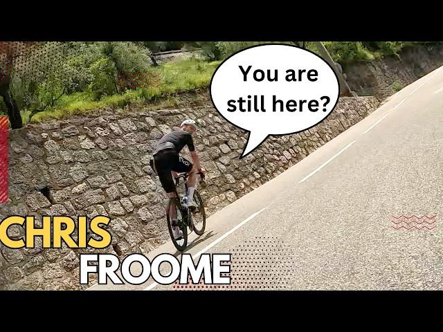 Pushing 400watt's following Chris Froome