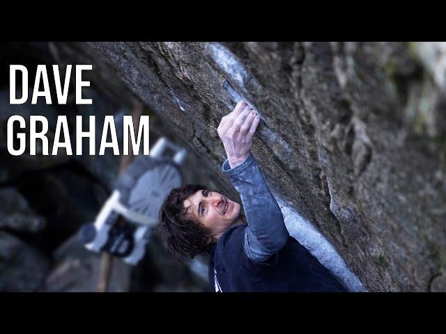 Dave Graham working "Poison The Well" 8C+/V16 & spraying wisdom