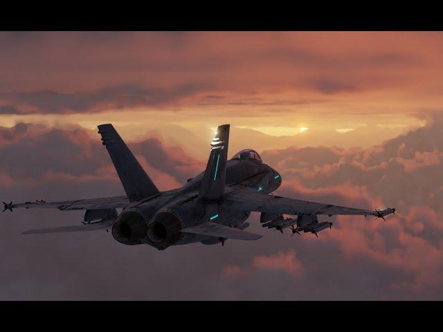 DCS ~ Carrier ~ F/A-18 Hornet ~ Recovery Tanker Escort ~ Bad Weather ~ Zero visibility Landing