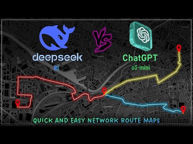 DeepSeek vs ChatGPT: Effortless Network Map Creation