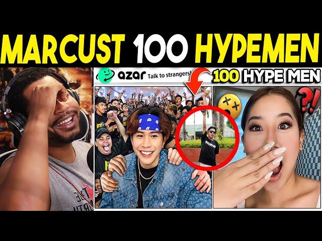 I Hired 100 HYPE MEN On OMEGLE | Marcus Did Kevin DIRTY! | AZAR | OME TV