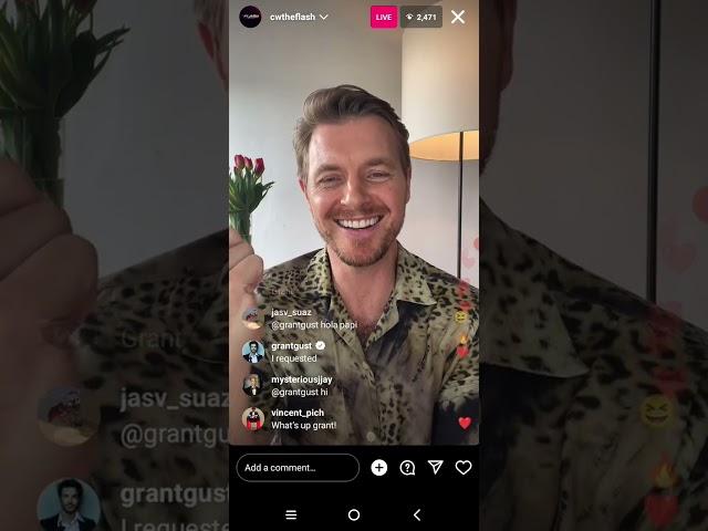 Rick Cosnett | Instagram Live | Flash Series Finale