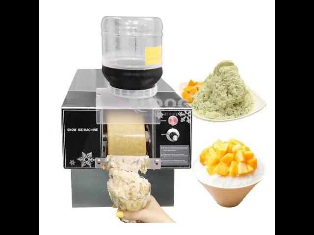 Commercial Snowflake Ice Maker, Korean Shaved Ice Machine#icecream #bingsu #shavedice #dessert