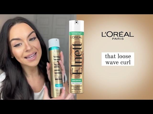 L’Oréal Paris Elnett Hairspray: Touchable, Brushable Hold with only 6 Ingredients