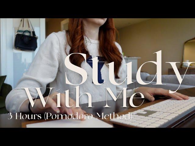 3 Hour Study with Me | 10 Minute Breaks, Lofi Study Tunes, Study with Kaelyn (Yale PhD)