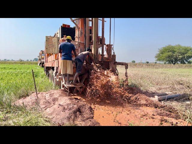 Borewell Drilling With Coconut water checking Method - 20 Hp Motor 190 Feet Deep boring | Borewells