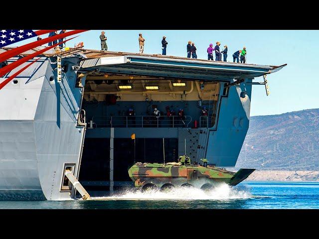 America's New Amphibious Combat Vehicles Take the Plunge into the Sea