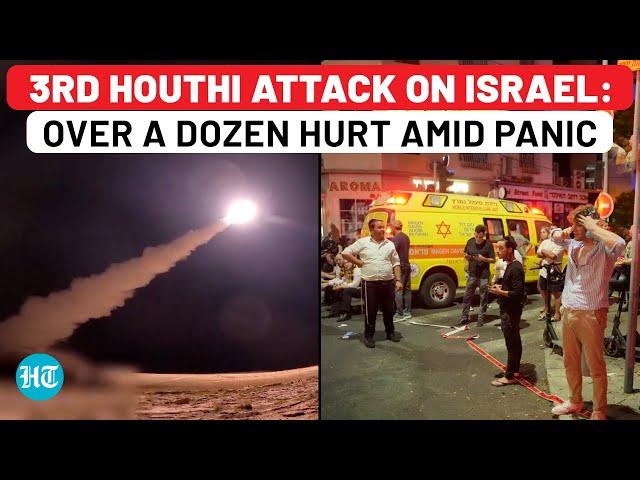 Third Houthi Attack Bid On Largest Israel City, A Day After 'Shooting Down' US Fighter Jet| Tel Aviv