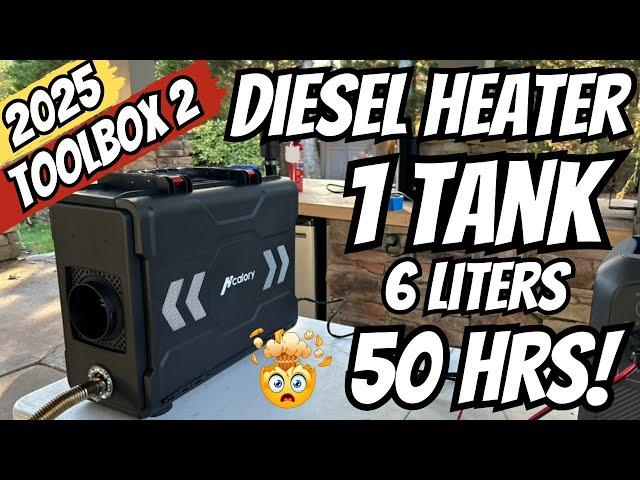 Innovative Design and CRAZY Fuel Efficiency! NEW Hcalory Toolbox 2 Diesel Heater changes EVERYTHING!