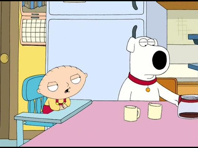 Stewie And Brian Fights Over Lois - Family Guy