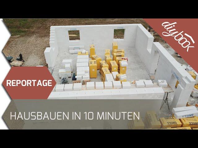 Reportage: Haus bauen in 10 Minuten - Die Magie von Porenbeton