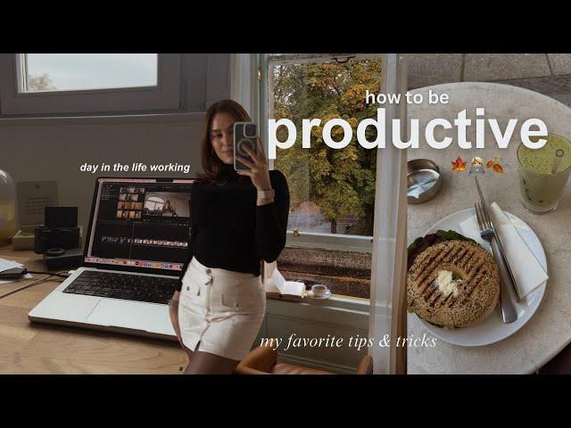 HOW TO BE MORE PRODUCTIVE: building a routine & the secret to success