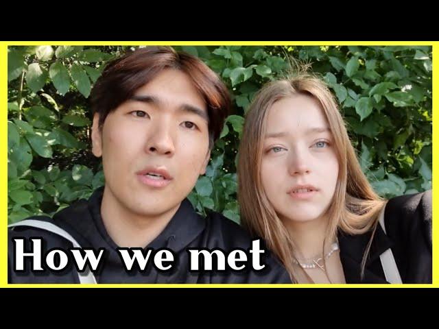 How did you meet 177cm model girlfriend? | How we met | AMWF | international couple |  weird meeting