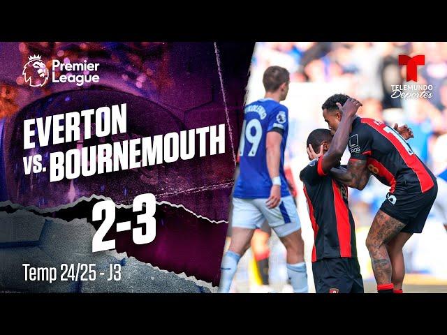 Highlights & Goles: Everton vs. Bournemouth 2-3 | Premier League | Telemundo Deportes