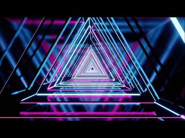 VJ LOOPS NEON - Abstract Background Video 4k - vj loop 4k  - Colorful Triangle Background - hd