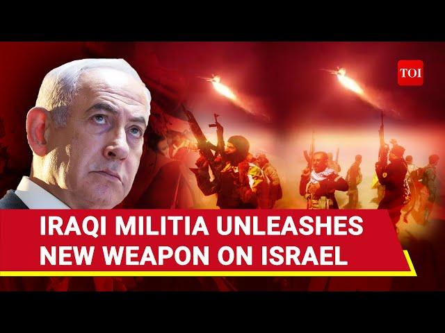 Iran's Proxies Bombard Israel With New Weapon; Iraqi Fighters Go Ballistic Amid War | Watch