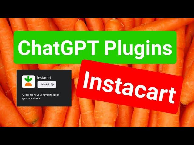 ChatGPT Plugins: Instacard - рецепты блюд и мгновенная покупка Как удивить друзей 