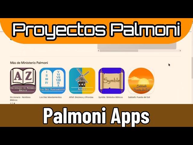 Palmoni Apps - Aplicaciones Móvles para android | Proyectos de Palmoni