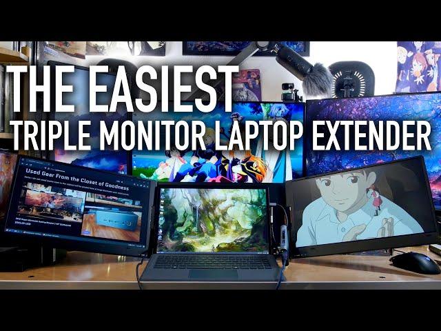 The Easiest Triple Monitor Laptop Extender: KYY X90D