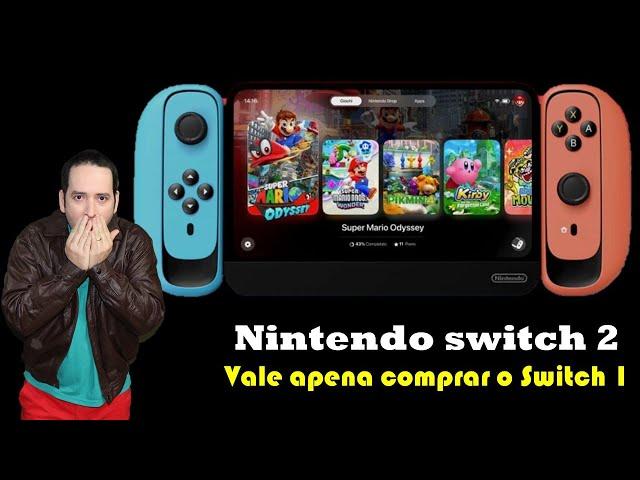 Nitendo switch 2 - Sai este Ano por 400$, poucas mudanças? Será que vale apena comprar o Switch 1?