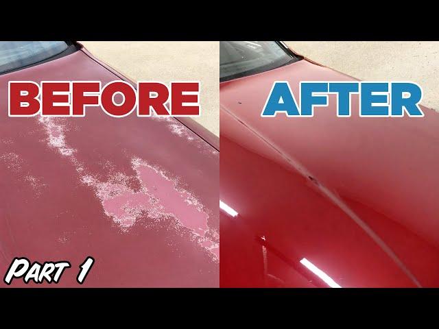 How to: Fix/Repair faded flaking damaged Clear Coat Paint - Part 1