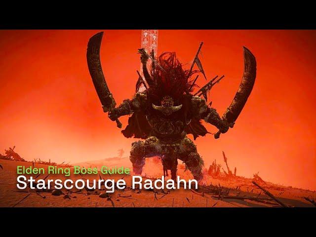 How To Defeat Starscourge Radahn - Elden Ring Boss Gameplay Guide