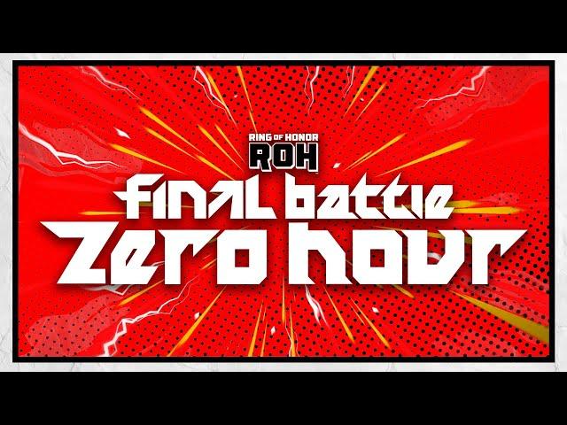 Zero Hour: ROH Final Battle Pre Show | 12/20/24, NYC