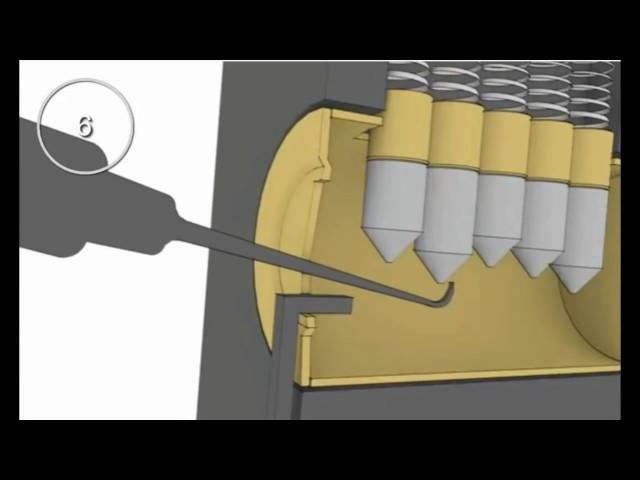 Aprire porta senza chiavi - Tutorial, grimaldello e tensore - semplicissimo -  no pick gun