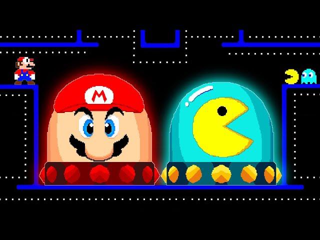 Can Mario Collect The Ultimate MARIO - PACMAN Switches in New Super Mario Bros. Wii?..