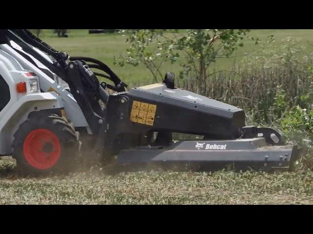 Bobcat Brushcat Rotary Cutter Attachment Walkaround