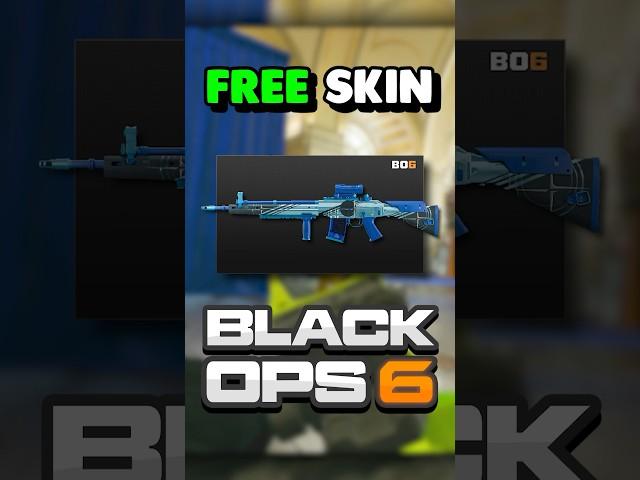 *DON'T MISS* Free "WATCH AND LEARN" Skin in BO6