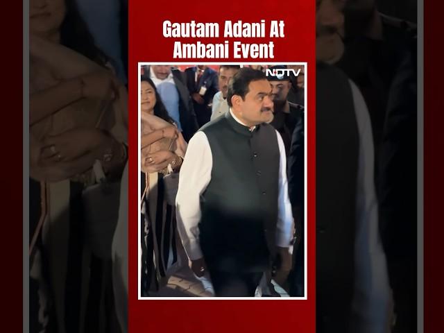 Gautam Adani At Anant Ambani-Radhika Merchant's Pre-Wedding Event