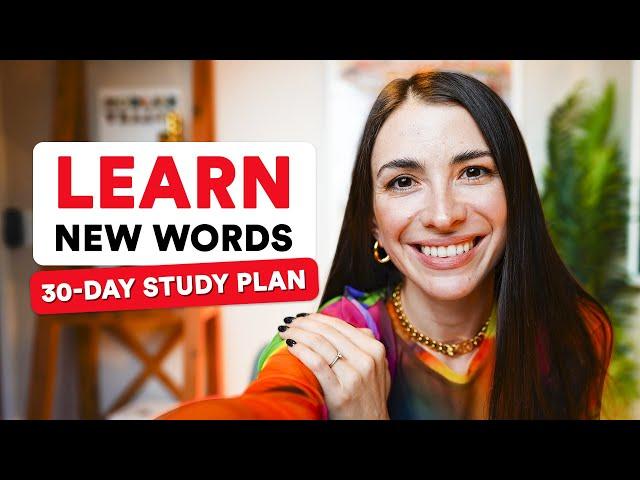 English vocabulary study plan - 30-day English learning routine