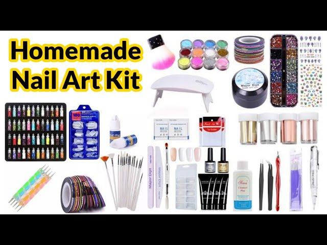 How to make nail art kit at home||diy nail art kit||how to make nail art things at home||Sajal Malik