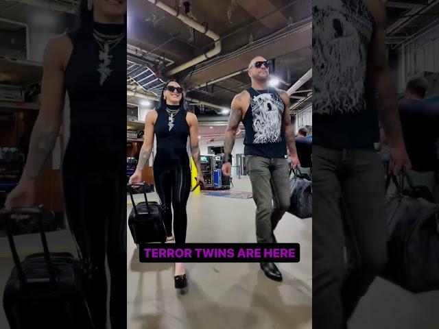 The Terror Twins arrive at Monday night Raw