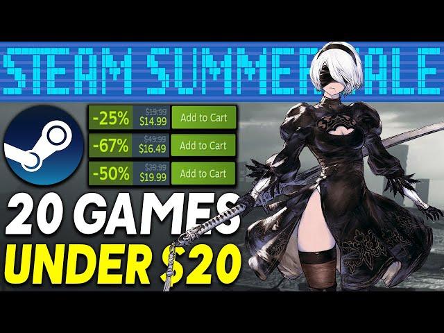 STEAM SUMMER SALE 2023 - 20 AWESOME PC GAME DEALS UNDER $20!