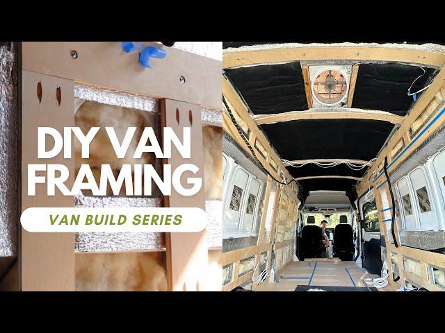 DIY Van Framing with Plywood, Rivet Nuts, and Self-Tapping Screws | Van Build Series (Ep. 10)